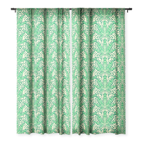 Jenean Morrison Weed Garden 05 Sheer Window Curtain