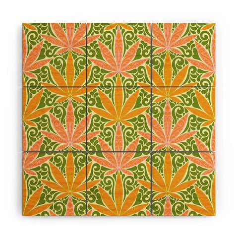 Jenean Morrison Weed Garden 10 Wood Wall Mural