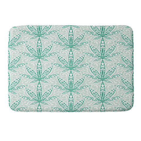 Jenean Morrison Weed Garden 12 Memory Foam Bath Mat