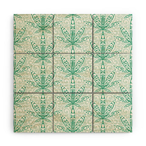 Jenean Morrison Weed Garden 12 Wood Wall Mural