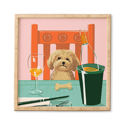 Jenn X Studio Brunch with Bailey Framed Wall Art