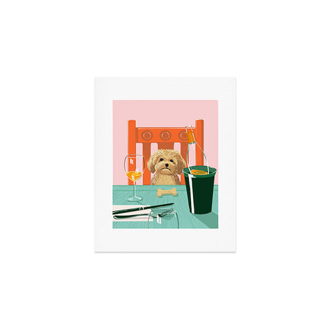 Jenn X Studio Brunch with Bailey Art Print