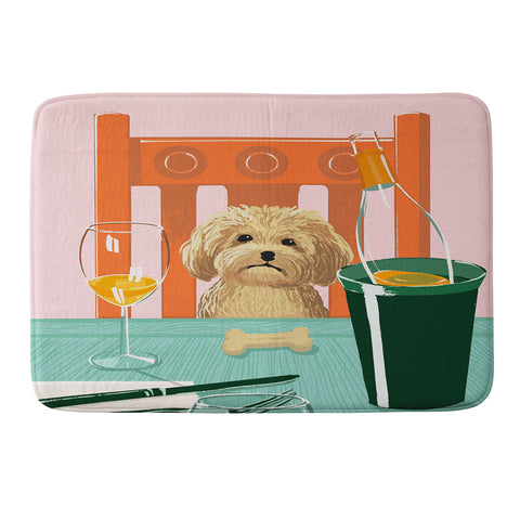 Jenn X Studio Brunch with Bailey Memory Foam Bath Mat