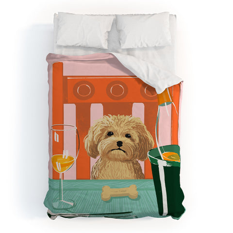 Jenn X Studio Brunch with Bailey Duvet Cover