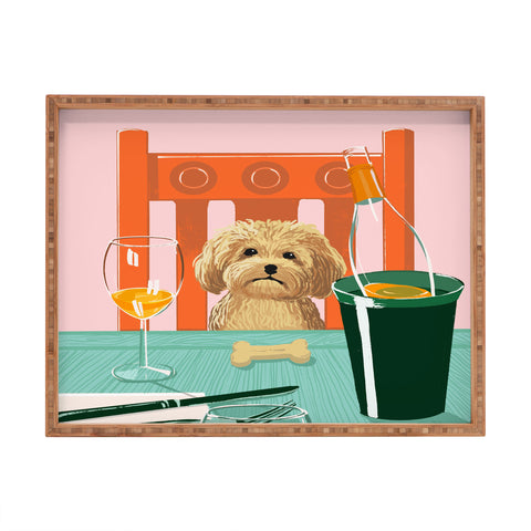 Jenn X Studio Brunch with Bailey Rectangular Tray