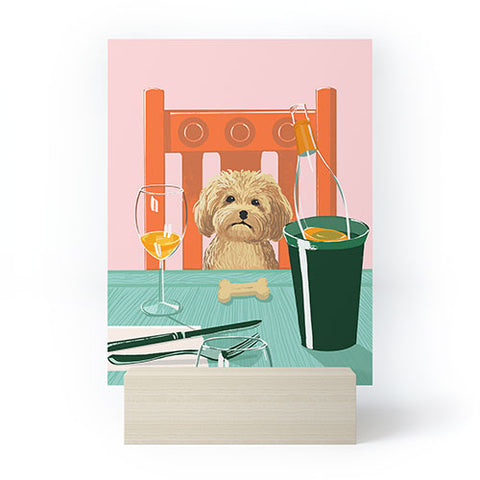 Jenn X Studio Brunch with Bailey Mini Art Print