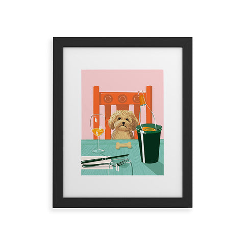 Jenn X Studio Brunch with Bailey Framed Art Print