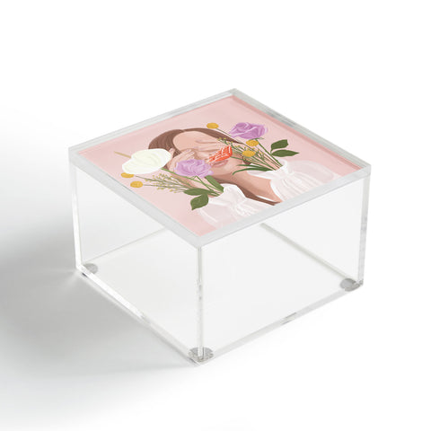 Jenn X Studio Full Bloom I Acrylic Box