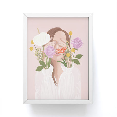 Jenn X Studio Full Bloom I Framed Mini Art Print