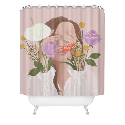 Jenn X Studio Full Bloom I Shower Curtain