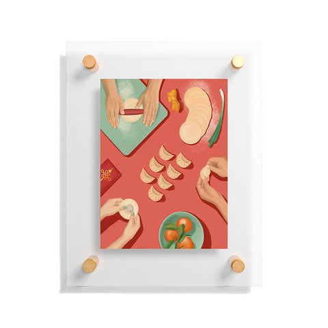 Jenn X Studio Home for Lunar New Year Floating Acrylic Print