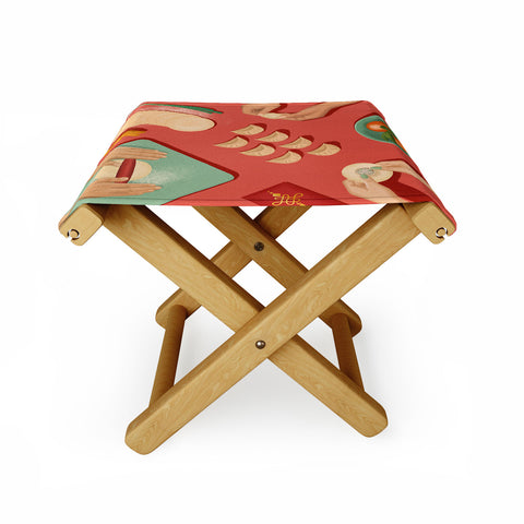 Jenn X Studio Home for Lunar New Year Folding Stool