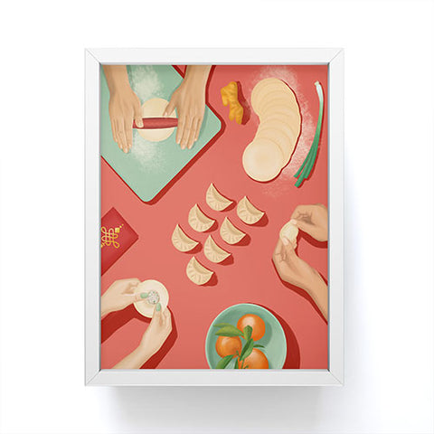 Jenn X Studio Home for Lunar New Year Framed Mini Art Print
