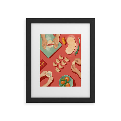 Jenn X Studio Home for Lunar New Year Framed Art Print
