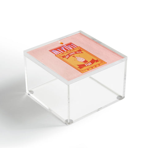 Jenn X Studio Light my fire Valentines Day Acrylic Box