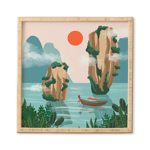 Jenn X Studio Phuket Sunset Framed Wall Art