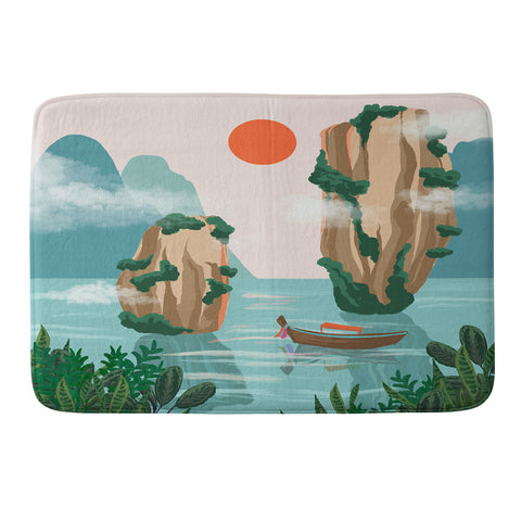 Jenn X Studio Phuket Sunset Memory Foam Bath Mat