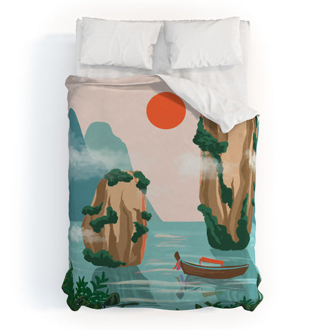 Jenn X Studio Phuket Sunset Duvet Cover