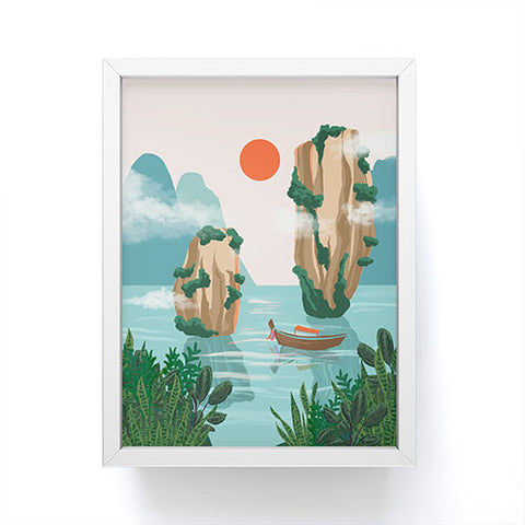 Jenn X Studio Phuket Sunset Framed Mini Art Print