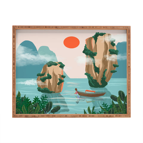 Jenn X Studio Phuket Sunset Rectangular Tray