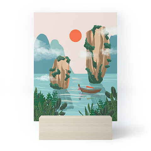 Jenn X Studio Phuket Sunset Mini Art Print