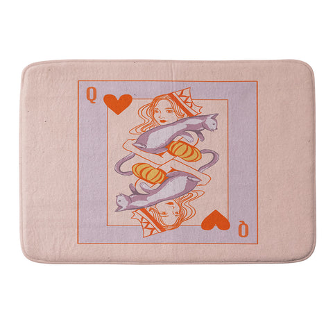 Jenn X Studio Queen of my heart Memory Foam Bath Mat