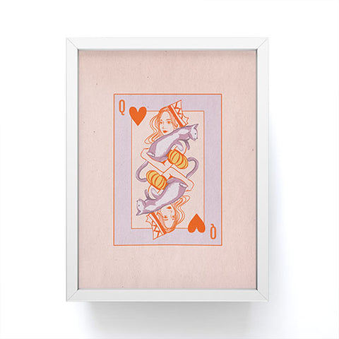 Jenn X Studio Queen of my heart Framed Mini Art Print