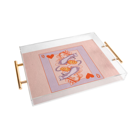 Jenn X Studio Queen of my heart Acrylic Tray