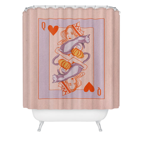 Jenn X Studio Queen of my heart Shower Curtain