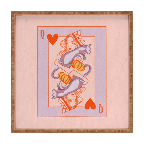 Jenn X Studio Queen of my heart Square Tray