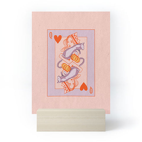 Jenn X Studio Queen of my heart Mini Art Print