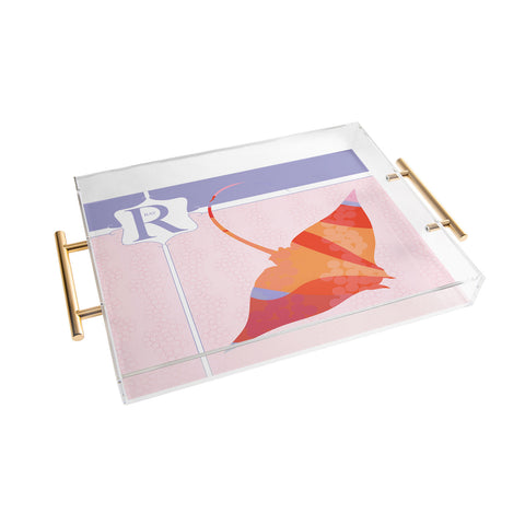 Jennifer Hill Miss Ray Acrylic Tray