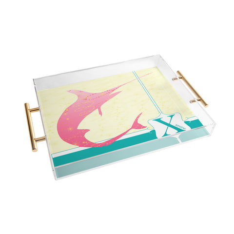 Jennifer Hill Miss Xiphias Acrylic Tray