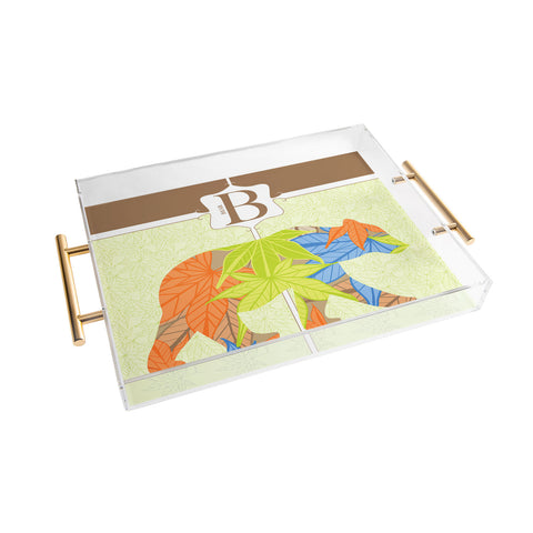Jennifer Hill Mister Bear Acrylic Tray