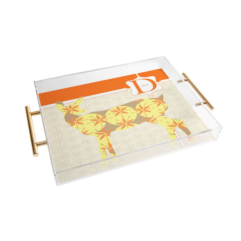 Jennifer Hill Mister Deer Acrylic Tray