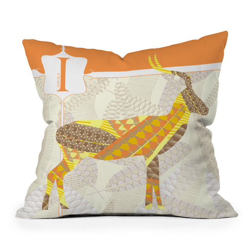 Jennifer Hill Mister Impala Outdoor Throw Pillow