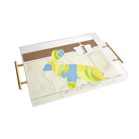 Jennifer Hill Mister Jackrabbit Acrylic Tray