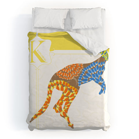 Jennifer Hill Mister Kangaroo Duvet Cover