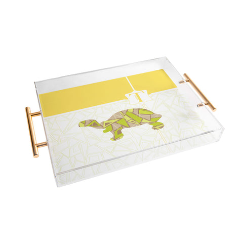 Jennifer Hill Mister Tortoise Acrylic Tray