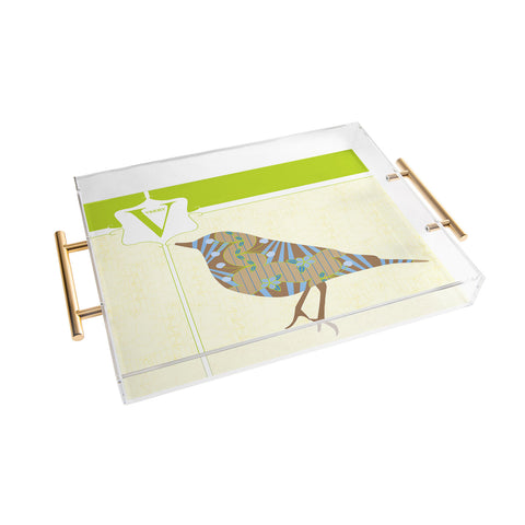 Jennifer Hill Mister Veery Acrylic Tray