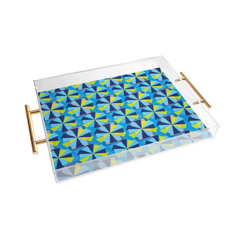 Jennifer Hill Mykonos Sunshine Acrylic Tray