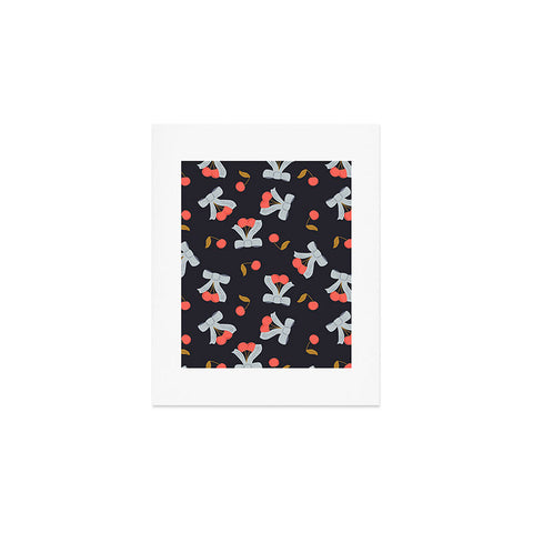 Jennifer Labre Cherries and Bows Art Print
