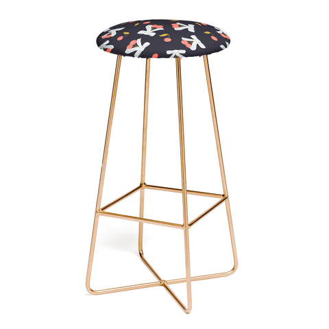 Jennifer Labre Cherries and Bows Bar Stool