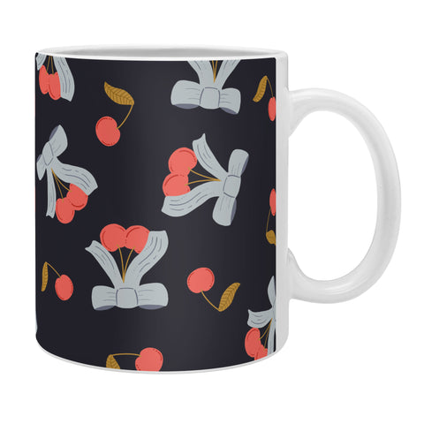 Jennifer Labre Cherries and Bows Coffee Mug