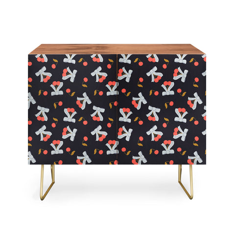 Jennifer Labre Cherries and Bows Credenza