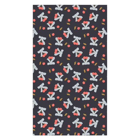 Jennifer Labre Cherries and Bows Tablecloth