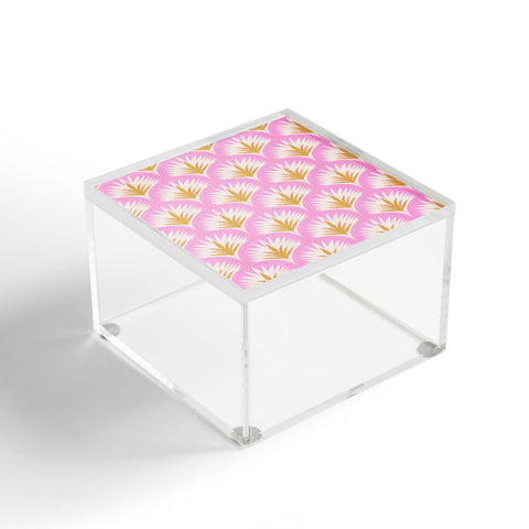Jennifer Labre Pink Palmetto Acrylic Box