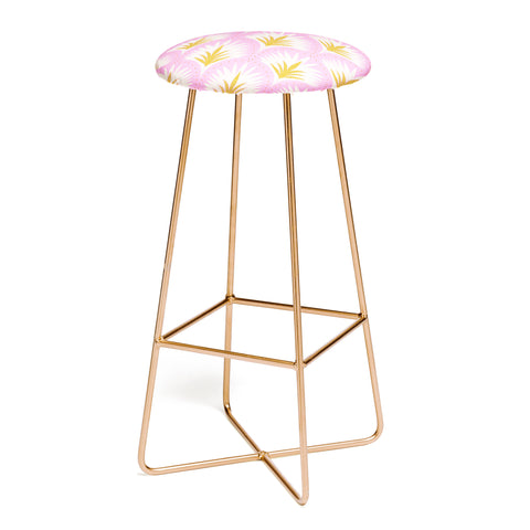Jennifer Labre Pink Palmetto Bar Stool