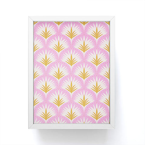 Jennifer Labre Pink Palmetto Framed Mini Art Print