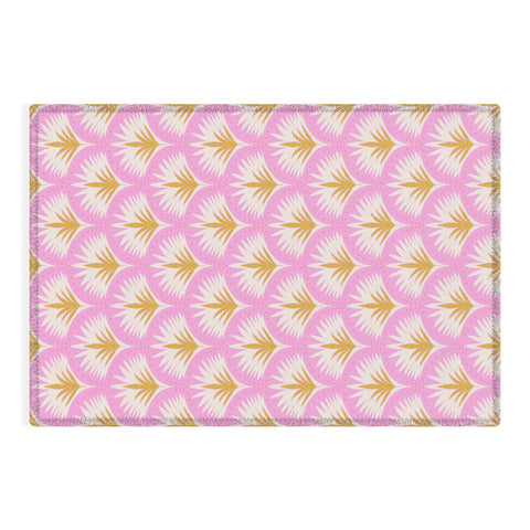 Jennifer Labre Pink Palmetto Outdoor Rug